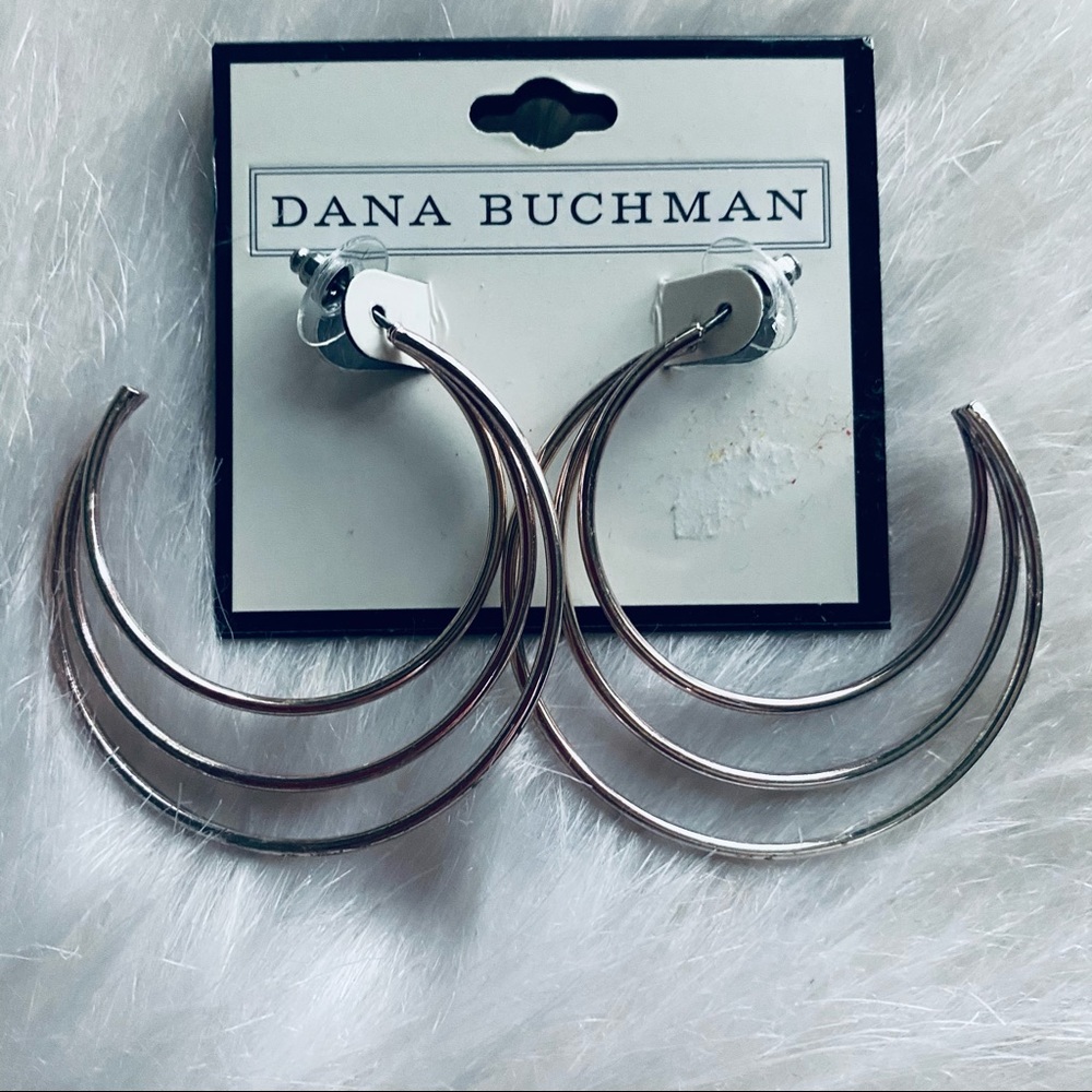NWT Dana Buchman hoop earrings - Picture 4 of 4